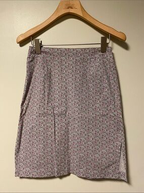 GAP Vintage Pink Floral Midi Skirt